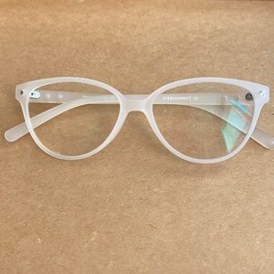 Eyebuydirect frosted white frames